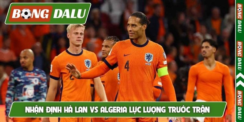 Nhận định Hà Lan vs Algeria lực lượng trước trận